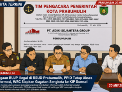 Dugaan BUJP Ilegal di RSUD Prabumulih, PPID Tutup Akses Informasi, WRC Siapkan Gugatan Sengketa ke KIP Sumsel