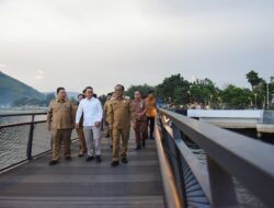 Jalin Silaturahmi, Wabup Samosir Sambut Kehadiran Wakil Walikota Medan di Waterfront Pangururan