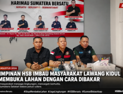 HSB Imbau Masyarakat Lawang Kidul Tidak Membuka Lahan dengan Cara Dibakar