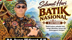 Hari Batik Nasional 2026, RA. Iwan Hidayat Ketua DPC LSM HARIMAU Kab. Bandung: Batik Identitas, Karya dan Kebanggaan Bangsa