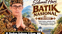 H. Dadan Sobara Ajak Warga Kabupaten Bandung Cinta Budaya Bangsa Melalui Batik.